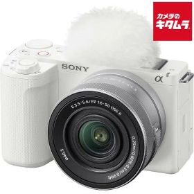 ソニー VLOGCAM ZV-E10 II パワーズームレンズキット ホワイト [ZV-E10M2K W] SONY ミラーレス一眼カメラ Vlogカメラ 自撮り対応 4K60P 高速AF Wi-Fi搭載 スマホ転送対応 《納期未定》