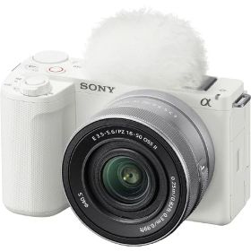 SONY デジタル一眼カメラ・パワーズームレンズキット α VLOGCAM ZV-E10 II ホワイト ZV-E10M2K W (納期目安2-3週間) ZVE10M2KW