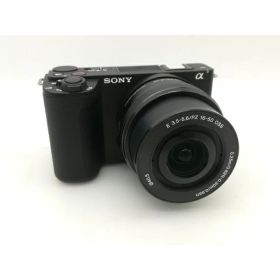 【中古】SONY VLOGCAM ZV-E10 II パワーズームレンズキット ブラック ZV-E10M2K(B)【大須】保証期間1ヶ月【ランクB】