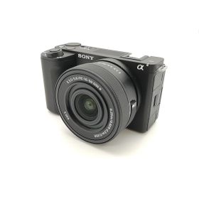 【中古】SONY VLOGCAM ZV-E10 II パワーズームレンズキット ブラック ZV-E10M2K(B)【秋葉5号】保証期間1ヶ月【ランクA】