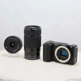 【中古】SONY(ソニー) VLOGCAM ZV-E10 II ダブルズームレンズキット ブラック ZV-E10M2X B 【258-ud】