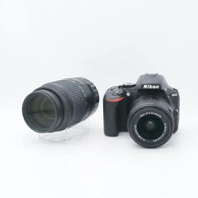 【中古】 (ニコン) Nikon D5500 ダブルズームキツト ブラツク【中古カメラ デジタル一眼】 ランク：C