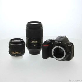 【中古】Nikon(ニコン) NIKON D5500 ダブルズームキット ブラック 【262-ud】