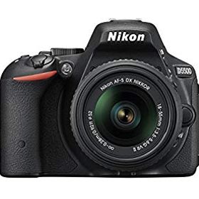 【中古】【非常に良い】Nikon デジタル一眼レフカメラ D5500 18-55 VRII レンズキット ブラック 2416万画素 3.2型液晶 タッチパネル D5500LK18-55BK