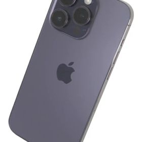 【Apple】アップル『iPhone14Pro/6.1inch/128GB/SIMフリー/ディープパープル』MQ0F3J/A 2022年9月発売 スマートフォン 1週間保証【中古】