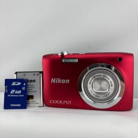 2337【美品、動作確認済み】 Nikon COOLPIX A100 レッド ニコン クールピクス