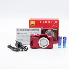 【美品】Nikon COOLPIX A10 レッド ニコン