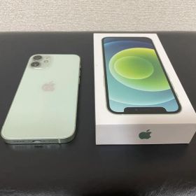 オークションで楽しむ iPhone12miniグリーン64GB箱付きSIMフリー
