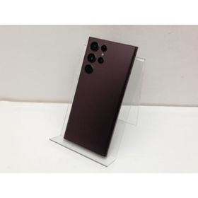 【中古】SAMSUNG au 【SIMフリー】 Galaxy S22 Ultra バーガンディ 12GB 256GB SCG14【仙台イービーンズ】保証期間１ヶ月【ランクC】