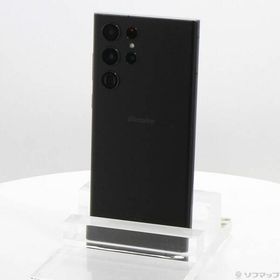 〔中古〕SAMSUNG(サムスン) Galaxy S22 Ultra 256GB ファントムブラック SC-52C docomo SIMフリー〔348-ud〕