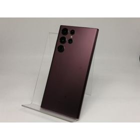 【中古】SAMSUNG au 【SIMフリー】 Galaxy S22 Ultra バーガンディ 12GB 256GB SCG14【日本橋3】保証期間１ヶ月【ランクB】
