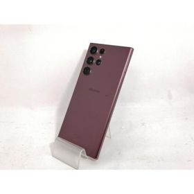 【中古】SAMSUNG docomo 【SIMフリー】 Galaxy S22 Ultra バーガンディ 12GB 256GB SC-52C【新宿】保証期間１ヶ月【ランクA】