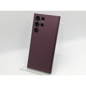 【中古】SAMSUNG au 【SIMフリー】 Galaxy S22 Ultra バーガンディ 12GB 256GB SCG14【中野】保証期間１ヶ月【ランクB】