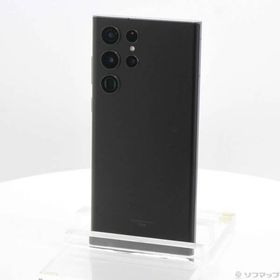 〔中古〕SAMSUNG(サムスン) Galaxy S22 Ultra 256GB ファントムブラック SCG14 au SIMフリー〔258-ud〕