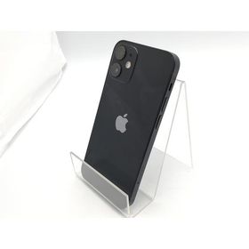 【中古】Apple 楽天モバイル 【SIMフリー】 iPhone 12 mini 64GB ブラック MGA03J/A【ECセンター】保証期間１ヶ月【ランクB】