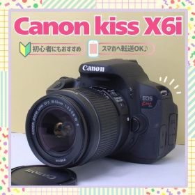 ✨Canon EOS Kiss X6i✨初心者おすすめ フルHD 一眼レフカメラ