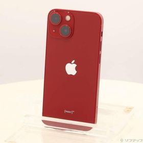 〔中古〕Apple(アップル) iPhone13 mini 256GB プロダクトレッド MLJM3J／A SIMフリー〔305-ud〕