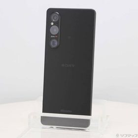 〔中古〕SONY(ソニー) Xperia 1 V 256GB ブラック SO-51D docomo SIMフリー〔269-ud〕