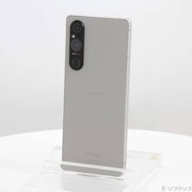 〔中古〕SONY(ソニー) Xperia 1 V 256GB プラチナシルバー SO-51D docomo SIMフリー〔377-ud〕