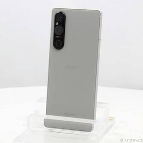 〔中古〕SONY(ソニー) Xperia 1 V 256GB プラチナシルバー SO-51D docomo SIMフリー〔262-ud〕