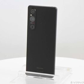 〔中古〕SONY(ソニー) Xperia 1 V 256GB ブラック SO-51D docomo SIMフリー〔377-ud〕