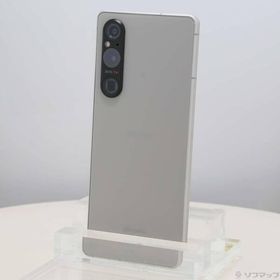 〔中古〕SONY(ソニー) Xperia 1 V 256GB プラチナシルバー SO-51D docomo SIMフリー〔269-ud〕