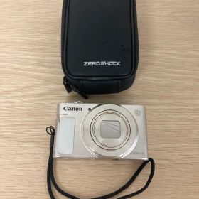 ￣【通電動作未確認】Canon キヤノン PowerShot SX620 HS シルバー コンパクトデジタルカメラ 光学25倍 バッテリー ストラップ ケース付き【カメラ3】【2】