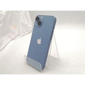【中古】Apple au 【SIMフリー】 iPhone 14 Plus 128GB ブルー MQ4H3J/A【ECセンター】保証期間１ヶ月【ランクB】