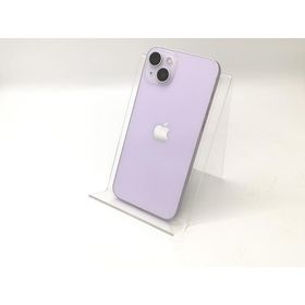 【中古】Apple SoftBank 【SIMフリー】 iPhone 14 Plus 128GB パープル MQ4E3J/A【千葉】保証期間１ヶ月【ランクC】