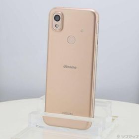 〔中古〕KYOCERA(京セラ) あんしんスマホ 64GB ピンクゴールド KY-51B docomo SIMフリー〔269-ud〕