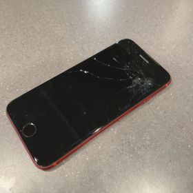 Apple iPhone SE (PRODUCT)RED 本体 128GB 割れ