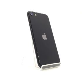 【全額返金保証】【最速発送】 iPhone SE (2nd generation) 64GB ブラック au SIMフリー 白ロム 動作確認済 85%