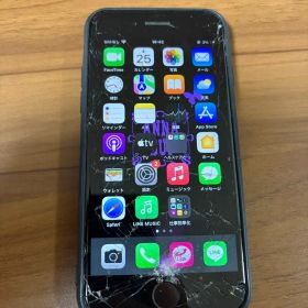 iPhone SE 第2世代 128GB SIMフリー 画面割れ バッテリー86