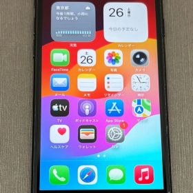【ジャンク】iPhone SE 第2世代 128GB ブラック au -D139-