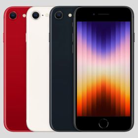 バッテリー100%【Aランク美品】- iPhone SE 第3世代 64GB SIMフリー ミッドナイト スターライト レッド【整備済み品】【バッテリー交換済】【中古スマホ】2022 本体 電池長持ち