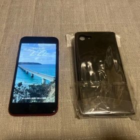iPhone SE 第3世代 128GB レッド SIMフリー 新品ケース付き