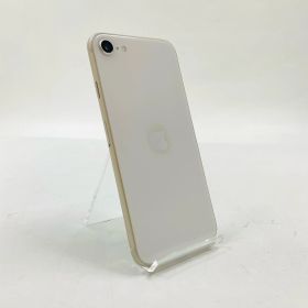 【全額返金保証】【最速発送】 iPhone SE（第3世代） 64GB スターライト Softbank SIMフリー 白ロム 動作確認済 88%