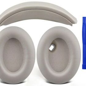 SOULWIT 交換キット for Sony WH-1000XM4 ヘッドホン 用 DIY 修理 部品 - シルバー