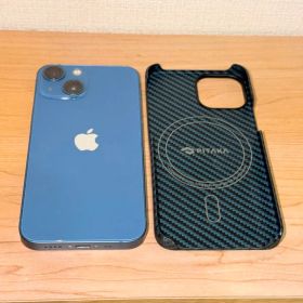 iPhone 13 mini ブルー 128GB 本体 PITAKAケース付き