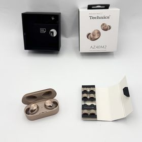 【中古 動作確認済】 テクニクス ワイヤレスイヤホン EAH-AZ40M2-N ローズゴールド bluetooth ノイズキャンセリング イヤフォン 送料無料