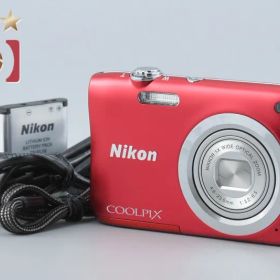 【中古】Nikon ニコン COOLPIX A100 レッド コンパクトデジタルカメラ
