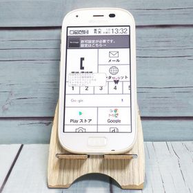 docomo 富士通 F-04J らくらくスマートフォン4 ホワイト 白色 WHITE 本体 白ロム SIMロック解除済み SIMフリー B247355