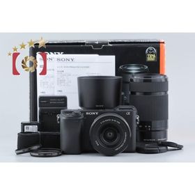 【中古】SONY ソニー α6400 ILCE-6400 ダブルズームレンズキット ブラック 元箱付き