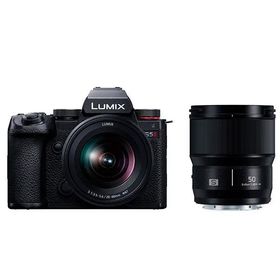 【新品】パナソニック LUMIX DC-S5M2W ダブルレンズキット【日曜日以外即日発送】【送料無料】