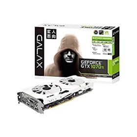 【中古】「未使用品」玄人志向 ビデオカード 新シリーズGALAKURO Whiteモデル GEFORCE GTX 1070Ti搭載 GK-GTX1070Ti-E8GB/WHITE