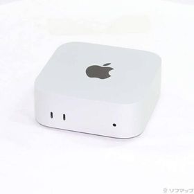 〔中古〕Apple(アップル) Mac mini Late-2024 MU9D3J／A Apple M4 10コアCPU_10コアGPU 16GB SSD256GB シルバー 〔macOS v26.7〕〔258-ud〕