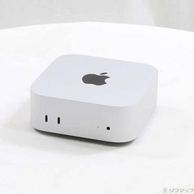 〔中古〕Apple(アップル) Mac mini Late-2024 MU9D3J／A Apple M4 10コアCPU_10コアGPU 16GB SSD256GB シルバー 〔26.3 Tahoe〕〔258-ud〕