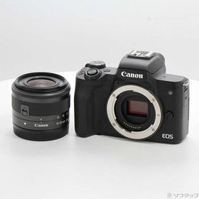 【中古】Canon(キヤノン) EOS Kiss M2 EF-M15-45 IS STM レンズキット ブラック 【348-ud】