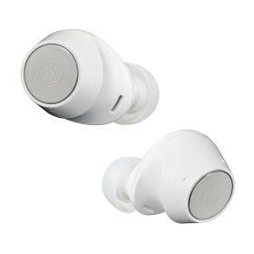 オーディオテクニカ ATH-CKS30TW WH ワイヤレスイヤホン bluetooth 【完全ワイヤレスイヤホン/重低音 / IP55 防水防塵規格/マルチポイント対応/小型軽量 / 最大約20時間再生 / アプリ対応/ヒアスルー/低遅延モード】 ATH-CKS30TW WH ホワイト