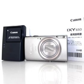 【キヤノン】Canon IXY 650 シルバー コンパクトデジタルカメラ #W890